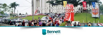 Bennett no evento da Paróquia em Antônio Carlos