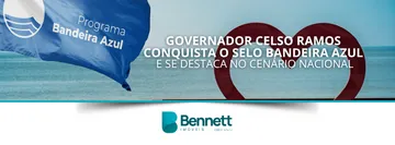 Governador Celso Ramos conquista o selo Bandeira Azul e se destaca no cenário nacional