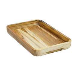 Serving tray teak wood