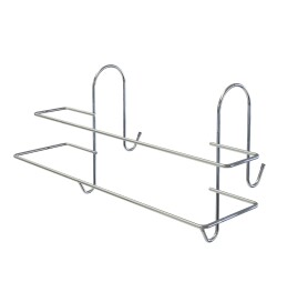 Double towel rack for shower 