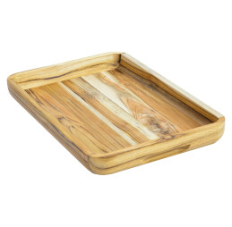 Serving tray teak wood