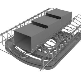 2-Tier Dish Drying Rack Disassembled - Cuore