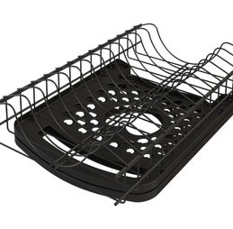 2-Tier Dish Drying Rack with Plastic  Sides Disassembled - Cuore