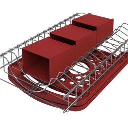 Escurridor de Platos de Dos Pisos Desmontable - Cuore