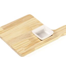 Pine Serving Board with 1 Bowl
