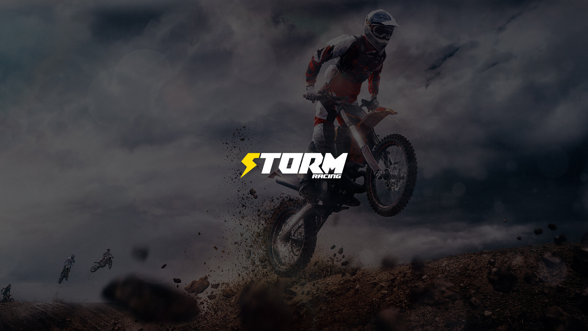 Logo Storm Racing Background