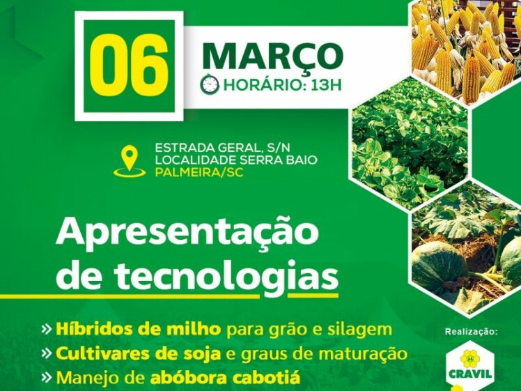 Cravil realiza Dia de Campo em Palmeira