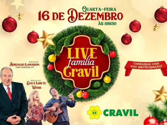 Cravil realiza Live de Fim de Ano