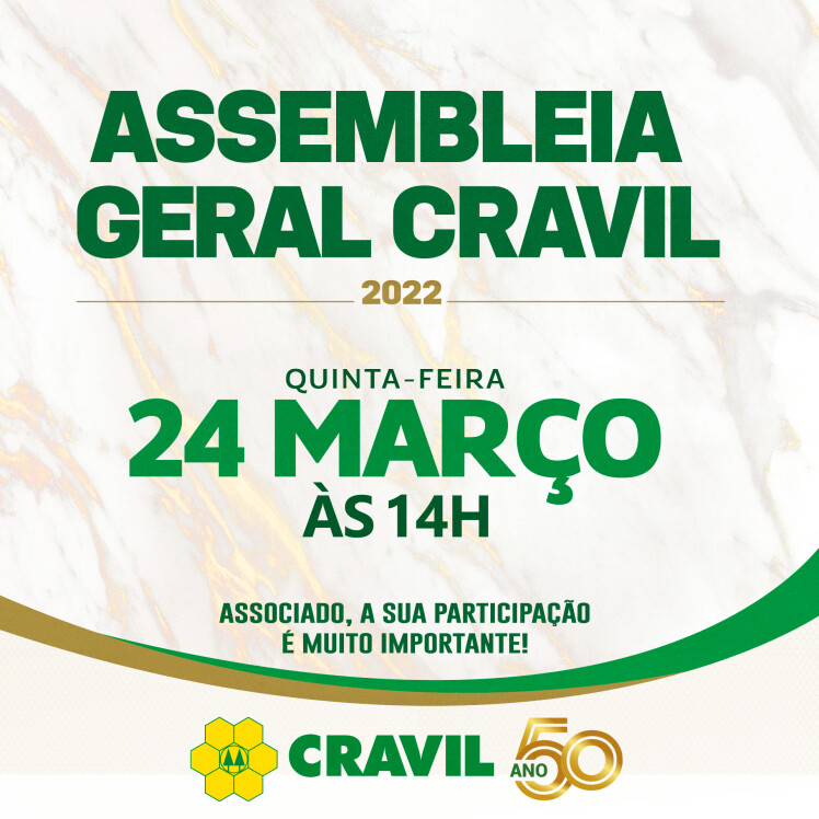 Cravil realiza Assembleia nesta quinta-feira