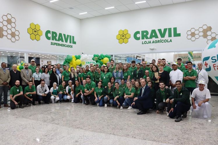 Cravil inaugura nova estrutura do Supermercado e Loja Agrícola