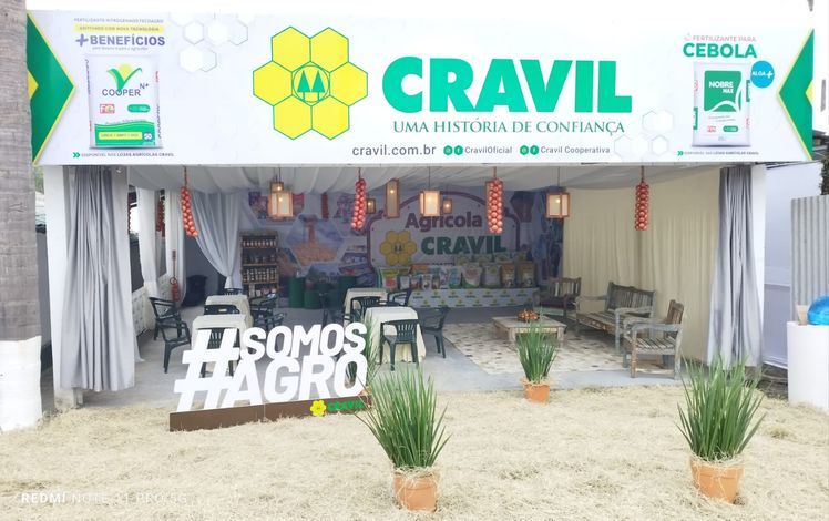 Cravil participa da 27ª Expofeira Nacional da Cebola