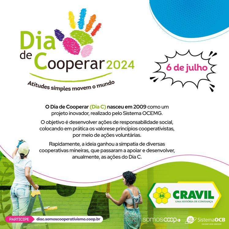 Cravil promove Dia C fortalecendo a importância do Cooperativismo 