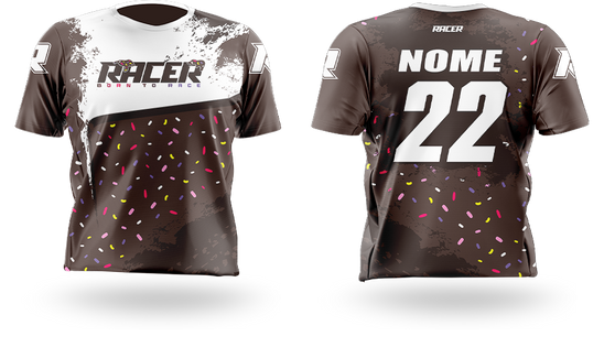 Camisa Curta Racer 17A Marrom