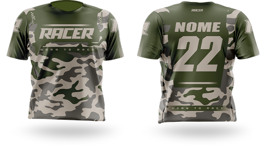 Camisa Curta Racer 04C Verde