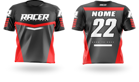 Camisa Curta Racer 27A Vermelho