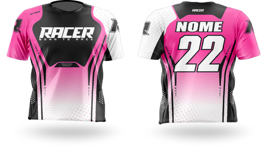 Camisa Curta Racer 05C Rosa