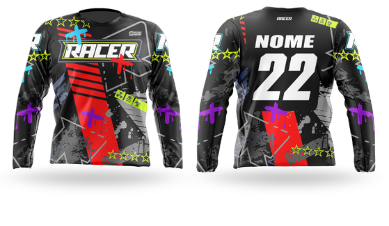 Camisa Longa Racer 12A Preto