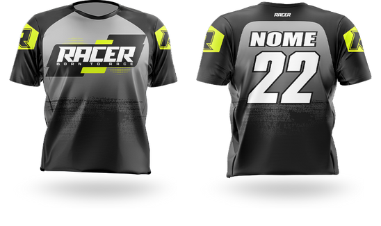 Camisa Curta Racer 20A Amarelo