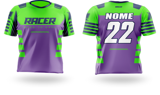 Camisa Curta Racer 10D Roxo