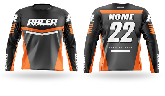 Camisa Longa Racer 26C Laranja