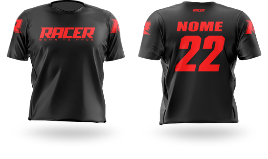 Camisa Curta Racer 15D Vermelho