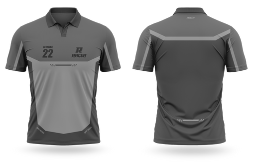 Camisa Polo Racer 08B Cinza