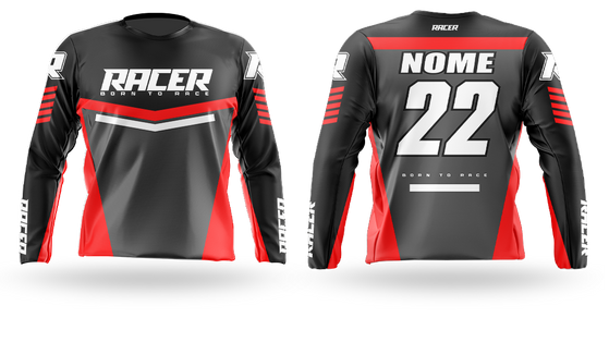 Camisa Longa Racer 26A Vermelho