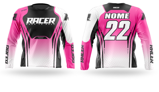 Camisa Longa Racer 05C Rosa