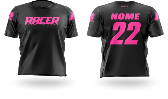 Camisa Curta Racer 15E  Rosa