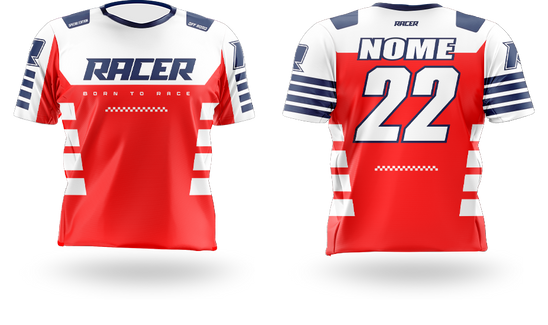 Camisa Curta Racer 10B Vermelho