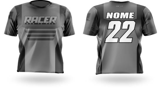 Camisa Curta Racer 14A Cinza