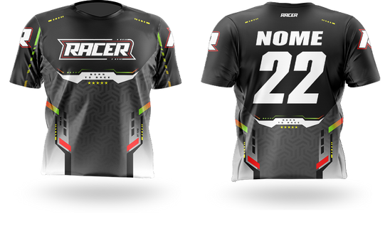 Camisa Curta Racer 02B Vermelho