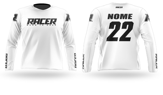 Camisa Longa Racer 22A Branco