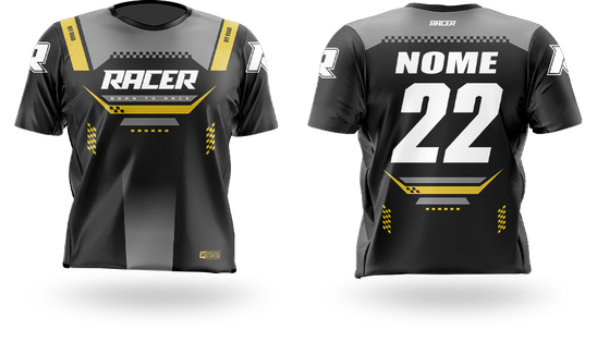 Camisa Curta Racer 09A Cinza