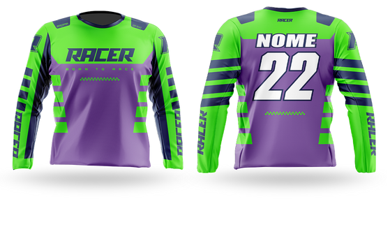 Camisa Longa Racer 10D Roxo