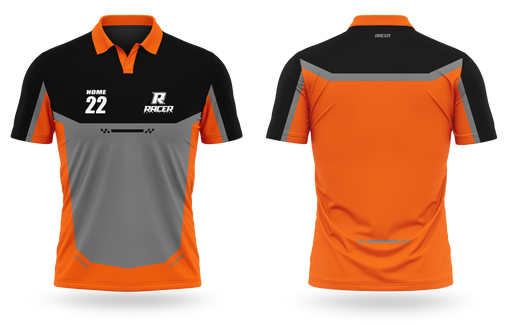 Camisa Polo Racer 08C Laranja