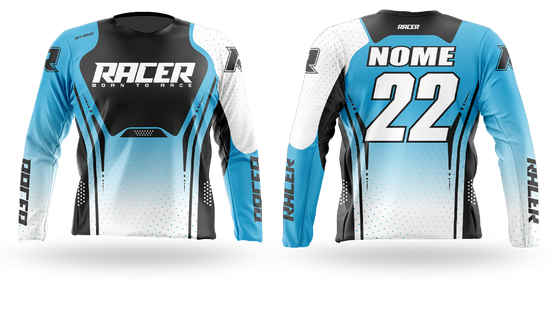 Camisa Longa Racer 05D Azul