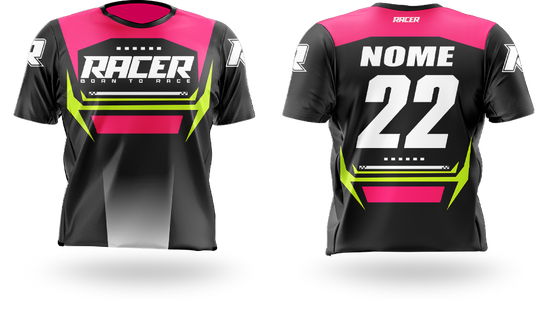 Camisa Curta Racer 26E  Rosa