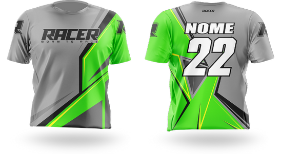 Camisa Curta Racer 18A Verde