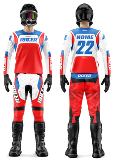 Conjunto Racer 03A Vermelho 