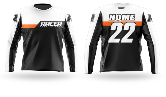 Camisa Longa Racer 16B Laranja