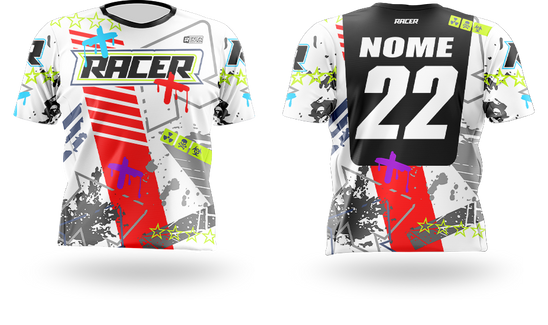 Camisa Curta Racer 12B Branco