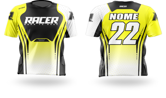 Camisa Curta Racer 05A Amarelo