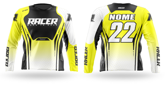 Camisa Longa Racer 05A Amarelo