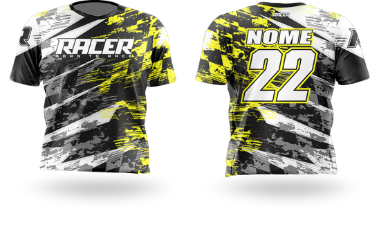 Camisa Curta Racer 06A Amarelo