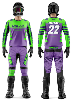 Conjunto Racer 10D Roxo 