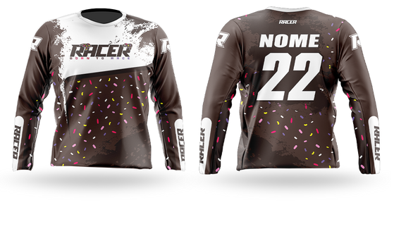 Camisa Longa Racer 17A Marrom