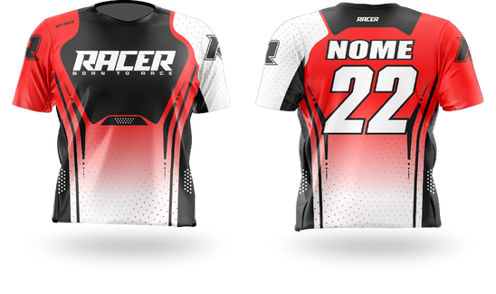 Camisa Curta Racer 05B Vermelho