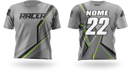 Camisa Curta Racer 18B Cinza