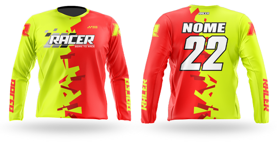 Camisa Longa Racer 13A Amarelo